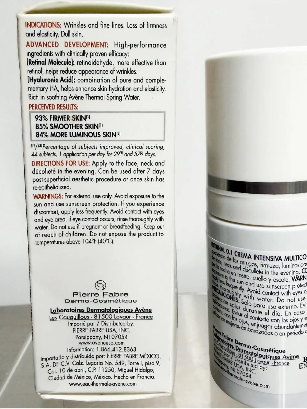 AVENE Retrinal 0.1 Intensive Multi-Corrective Cream 15 ml - NEW in Box